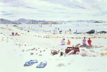Cobo Bay, Guernsey, 1987
